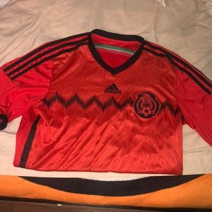 Red Mexico soccer jersey